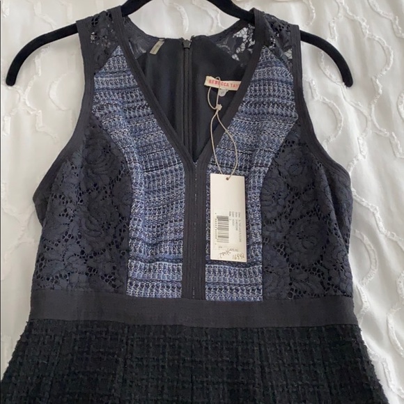Rebecca Taylor tweed and lace dress - Picture 2 of 4
